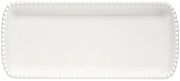 картинка Блюдо сервировочное фарфоровое TIFFANY WHITE, размер: 36х16 см  магазин «Аура Дома»