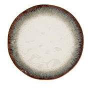 Тарелка десертная  фарфоровая NUANCES BROWN, д. 21 см  магазин «Аура Дома»