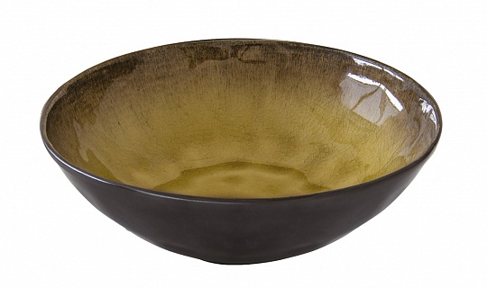 Тарелка суповая  керамическая  KOSMOS OCRA, д. 19 см