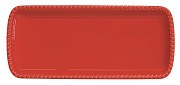 картинка Блюдо сервировочное фарфоровое TIFFANY RED, размер: 36х16 см  магазин «Аура Дома»