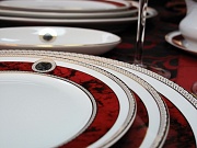 Набор столовой посуды обеденный, 41 предмет, фарфор, серия DETAIL PORCEL  магазин «Аура Дома»