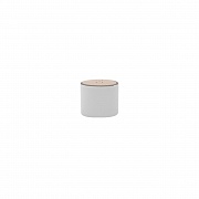 Баночка для соли, 7х4 см, фарфор, серия ETHEREAL MOKA PORCEL  магазин «Аура Дома»