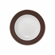 Тарелка глубокая, 27 см, фарфор, серия ETHEREAL CHOCOLAT PORCEL  магазин «Аура Дома»