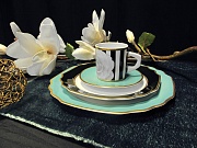 картинка Набор столовой посуды обеденный, 41 предмет, фарфор, серия CAMELLIA PORCEL  магазин «Аура Дома»