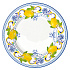 Тарелка закусочная  фарфоровая POSITANO, д. 26,5 см