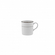 Чашка, 350 мл, фарфор, серия ETHEREAL WHITE PORCEL магазин «Аура Дома»
