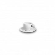 Блюдце кофейное, 12 см, фарфор, серия WHITE TEARS PORCEL  магазин «Аура Дома»