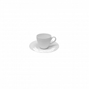 Блюдце кофейное, 13 см, фарфор, серия BLOSSOM PORCEL  магазин «Аура Дома»
