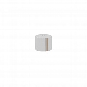 Баночка для соли, 7х4 см, фарфор, серия GOLDEN STRIPES PORCEL магазин «Аура Дома»