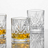 Набор стаканов для виски стеклянных (4 шт), объем 334 мл