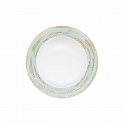 Тарелка суповая, диаметр 23см, набор столовой посуды LOUISE LOTUS, фарфор