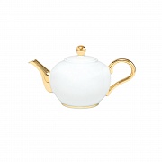 Заварочный чайник, объем 1330 мл, набор столовой посуды PREMIUM GOLD, фарфор