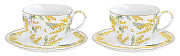 Набор чайный фарфоровый MIMOSA: чашка с блюдцем (2 шт) в подарочной упаковке Easy Life / Nuova R2S магазин «Аура Дома»