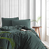 Комплект постельного белья DARK GREEN, состав: 100% хлопок, размер: евро