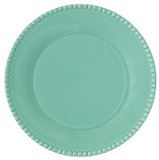 Тарелка закусочная  фарфоровая TIFFANY AQUAMARINE, д. 26 см  магазин «Аура Дома»