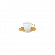 Чашка кофейная (100 мл) с блюдцем (12 см), фарфор, серия OR