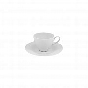Чашка чайная фарфоровая BALLET WHITE, объем 260 мл PORCEL  магазин «Аура Дома»