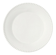 картинка Блюдо сервировочное фарфоровое TIFFANY WHITE, д. 26 см  магазин «Аура Дома»