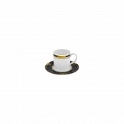 Чашка кофейная, 90 мл, фарфор, серия AMELIE PORCEL  магазин «Аура Дома»