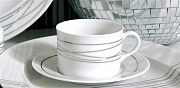 Набор посуды чайный, 15 предметов, фарфор, серия NEW CICLONE