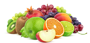 Искусственные фрукты, овощи, ягоды и предметы интерьера