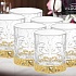 Набор стаканов для виски TATOO (6 шт) в подарочной упаковке (золото)