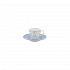 Чашка кофейная, 100 мл, фарфор, серия SILVER RAIN