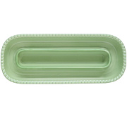 Блюдо для оливок фарфоровое TIFFANY GREEN, размер: 30,5x12 см  магазин «Аура Дома»