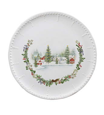 Блюдо сервировочное керамическое CITTA' DELLE FESTE, д. 32 см