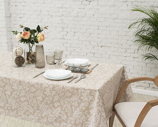Скатерть VERSALLES, состав: 80% хлопок, 20% полиэстер, размер: 150х300 см