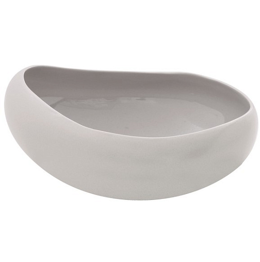 Тарелка глубокая керамическая ORGANICA GREY, д. 19 см