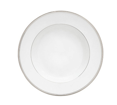 Блюдо глубокое фарфоровое OLYMPUS PLATINE, д. 23 см