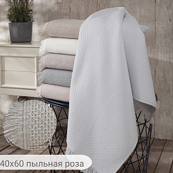 Полотенце махровое BERNINI, состав: 100% хлопок, размер: 40х60 см, цвет: пыльная роза