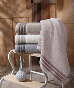 картинка Полотенце махровое ZUMA, состав: 100% хлопок, размер: 50х90 см, цвет: розовый  магазин «Аура Дома»