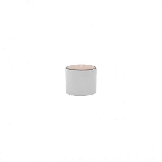 Баночка для соли, 7х4 см, фарфор, серия ETHEREAL MOKA