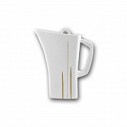Заварник чайный/кофейный, 810 мл, фарфор, серия GOLDEN TOUCH PORCEL магазин «Аура Дома»