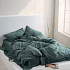 Комплект постельного белья DARK GREEN, состав: 100% хлопок, размер: евро