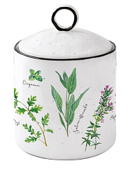 Банка фарфоровая HERBARIUM, д. 10,5 см