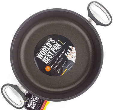 картинка Форма глубокая т.м. "The World's Best Pan", д. 26 см с антипригарным покрытием Lotan (для индукционн  магазин «Аура Дома» Форма глубокая т.м. "The World's Best Pan", д. 26 см с антипригарным покрытием Lotan (для индукционн