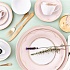 Набор столовой посуды обеденный, 41 предмет, фарфор, серия Grace
