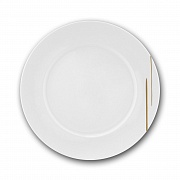 Блюдо сервировочное, 31 см, фарфор, серия GOLDEN TOUCH PORCEL магазин «Аура Дома»