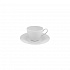 Чашка чайная фарфоровая BALLET WHITE, объем 260 мл