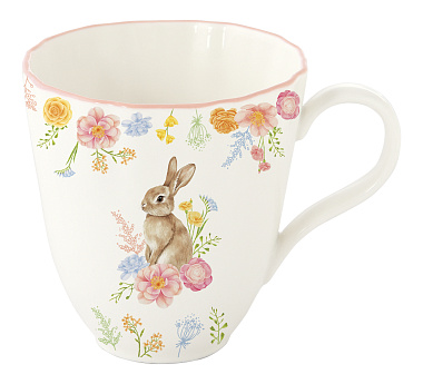Кружка фарфоровая TRES JOLIE, объем 320 мл в подарочной упаковке