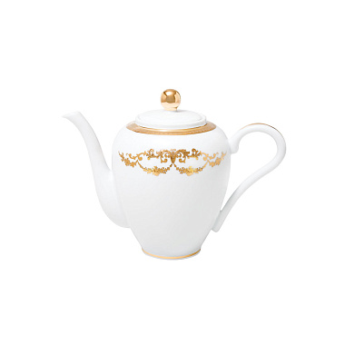 Кофейник, 1, 44 л, фарфор, серия Imperio Gold