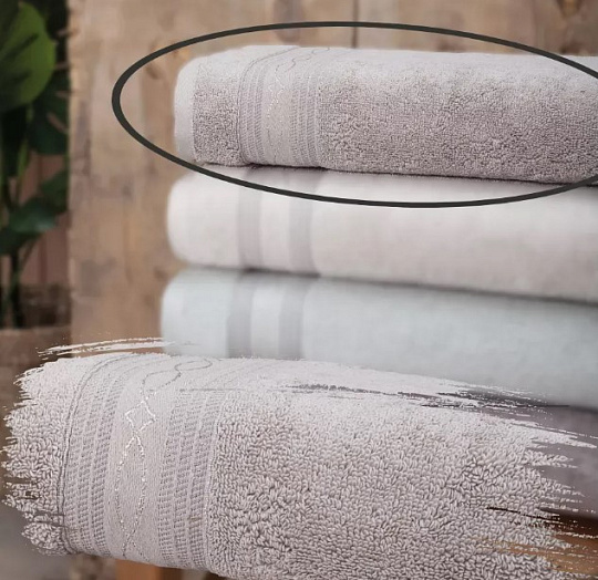 Полотенце махровое ALYANS, состав: 100% хлопок, размер: 70х140 см, цвет: бежевый