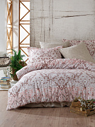 картинка Комплект постельного белья FLORAL PEMBE, состав: 100% хлопок, размер: семейный Limasso магазин «Аура Дома»