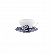 Чашка чайная (340 мл) с блюдцем (17 см), фарфор, серия JAPAN