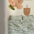 Комплект постельного белья NATURAL GREEN, состав: 100% хлопок, размер: евро