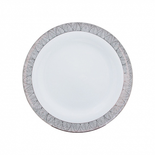 Тарелка закусочная, 28 см, фарфор, серия LEAF