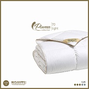 картинка Одеяло Piuma 70 Light, размер: 195х215 см, состав верха: 100% хлопок, наполнитель: 70% пух, 30% перо  магазин «Аура Дома»